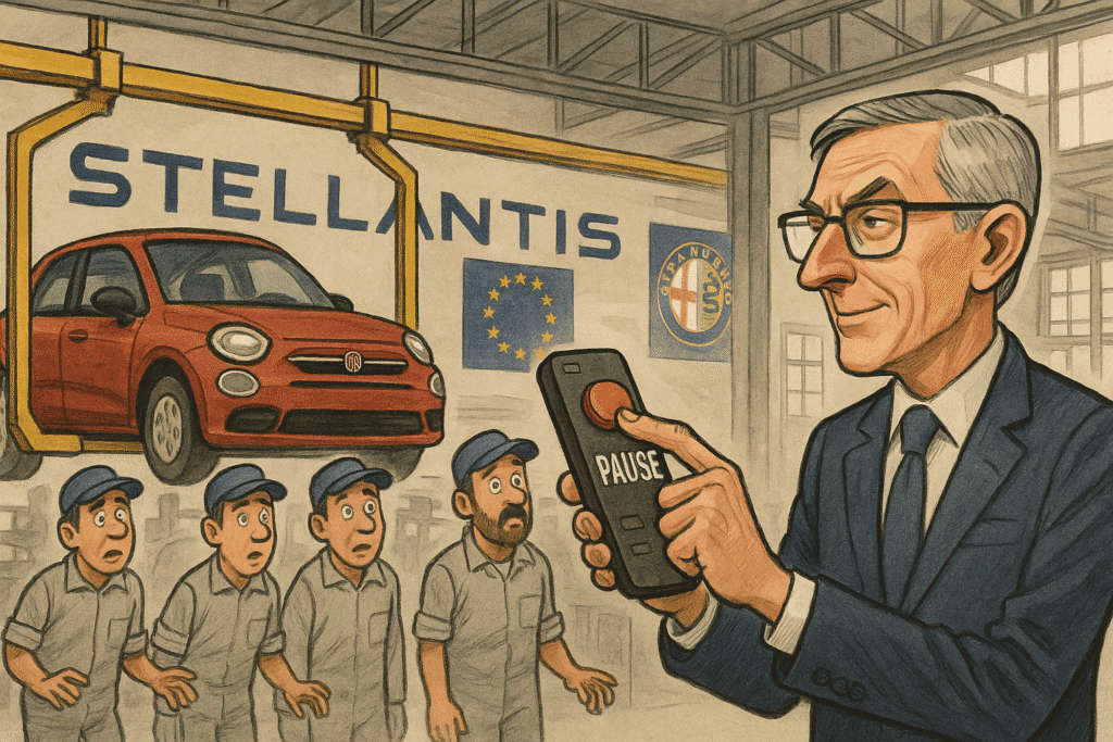 stellantis stop produttivi